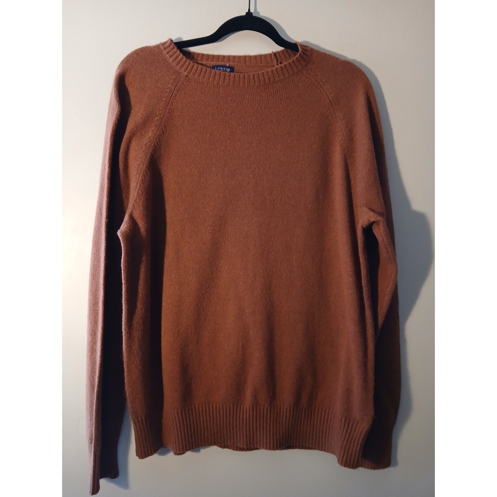 J Crew Mens Crewneck sweater in supersoft lambswool blend Size L L‎